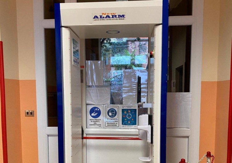 Portale sanificante: le scuole di Fubine sono le prime ad averlo